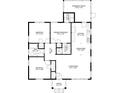 Detailed floor plan illustrating the layout of the bedrooms, bathrooms, kitchen, and living spaces at 746 Amsterdam Ave, Atlanta, GA 30306