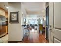 Inviting living area with sleek hardwood floors and city views at 3338 Peachtree Ne Rd # 2405, Atlanta, GA 30326