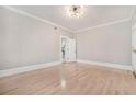 Spacious room with hardwood floors and neutral paint create a blank canvas in this lovely home at 1156 Piedmont Ne Ave # B3, Atlanta, GA 30309