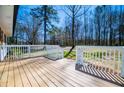 Spacious wooden deck, perfect for outdoor entertaining or relaxation at 116 Carroll St, Temple, GA 30179