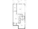 Basement floor plan displaying a recreation room, flex room, storage, garage, and an outdoor patio at 3159 Stonegate Sw Dr, Atlanta, GA 30331
