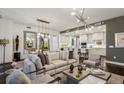 Bright and airy living room featuring a modern open floor plan and stylish contemporary decor at 2520 Peachtree Rd # 602, Atlanta, GA 30305