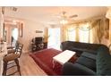 Comfortable living room featuring stylish decor, updated flooring, and plenty of natural light at 2985 Catalina Dr, Decatur, GA 30032