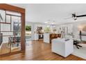 Bright, open floor plan showcases a modern kitchen and stylish living area at 2306 Ashleywoods Dr, Tucker, GA 30084