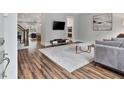 Spacious living room showcasing hardwood floors and contemporary decor at 1228 Church St, Decatur, GA 30030