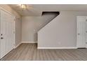 Inviting entryway boasting hardwood floors, neutral paint, and ample natural light at 2892 Norfair Ne Loop, Lithonia, GA 30038