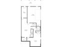 Layout of the home's basement featuring a recreation area, flex room, storage, patio and garage at 3131 Stonegate Sw Dr, Atlanta, GA 30331