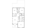 Second floorplan featuring three bedrooms, two bathrooms, loft and balcony at 3131 Stonegate Sw Dr, Atlanta, GA 30331