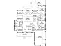 Detailed floor plan showcasing the layout of the first floor, including the kitchen, Gathering room, and bedrooms at 152 Sherwood Ln, Canton, GA 30115