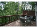 Relaxing outdoor patio perfect for entertaining, surrounded by lush greenery at 2022 Raven Way, Atlanta, GA 30341