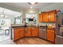 Well-maintained kitchen featuring stainless steel appliances and a large, stainless steel sink at 2026 Ellison Nw Way # 13, Kennesaw, GA 30152