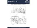 Dempsey III floor plan featuring 4 bedrooms, 3.5 bathrooms and 2,925 square feet at 210 Pinewood Dr, Covington, GA 30014