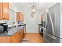 Functional kitchen with stainless steel appliances and plenty of counter space at 38 Wayfaring Ct, Rockmart, GA 30153