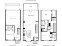 Floorplan view showing 2 car garage, kitchen, dining room, Gathering room, and owner's suite at 623 Silva St # 130, Cumming, GA 30040