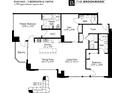 Brookwood floor plan with two bedrooms, three baths, and balcony at 1820 Peachtree Nw St # 608, Atlanta, GA 30309