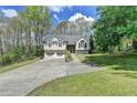 Beautiful home with a two-car garage, landscaped front yard, and inviting entrance for a great first impression at 7040 Shady Oak Ln, Cumming, GA 30040