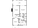 Detailed floor plan of the home's layout and dimensions at 109 Willowick Dr # 109, Lithonia, GA 30038