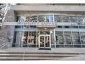 The Midcity Lofts building has large windows, stone accents and is near downtown with easy city access at 845 Spring St # 125, Atlanta, GA 30308