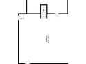 Floor plan showcasing the two-car garage, sized at 27' 9