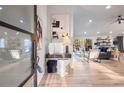 Bright foyer showcasing hardwood floors and open access to the living spaces at 994 Redbud Sw Ln, Atlanta, GA 30311