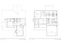 Detailed floor plan showcasing the layout of the home's first and second floors at 1698 Cunningham Sw Rd, Marietta, GA 30008