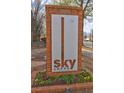 Sky Lofts community sign with professional landscaping at 898 Oak Sw St # 1101, Atlanta, GA 30310