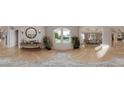 Elegant foyer with hardwood floors and views into the dining and living spaces at 4385 Hickory Flat Hwy, Canton, GA 30115