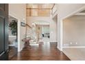 Inviting foyer with hardwood floors and a staircase leading to the second floor at 2138 Bramlett Nw Pl, Marietta, GA 30064