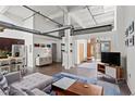 Bright, open living space with concrete floors and a modern design at 659 Auburn Avenue Ne #219, Atlanta, GA 30312