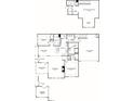 Detailed floor plan showcasing layout of bedrooms, kitchen, living areas, and garage at 1702 Bonica Xing # 1702, Cumming, GA 30040