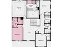 Second-floor layout features primary suite, 3 bedrooms, 2 baths, laundry, and a loft at 3048 Shirecrest Ln, Dacula, GA 30019