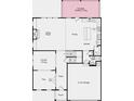 First-floor layout featuring a great room, formal dining, kitchen, and a convenient two-car garage at 3048 Shirecrest Ln, Dacula, GA 30019