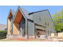 Modern exterior with unique architectural details and clean lines at 504 Barrington Dr, Roswell, GA 30075
