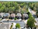 A high angle view of the real estate showcases the well-maintained neighborhood and verdant tree coverage at 4782 Lakeway, Alpharetta, GA 30005