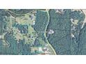 Aerial view showcases the property's vast land at 3545 Liberty Rd, Villa Rica, GA 30180