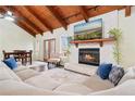 Inviting living room featuring a fireplace and comfortable seating at 3696 Suwanee Creek Ct, Suwanee, GA 30024