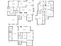 Detailed floorplan showcasing the layout of the home's three floors at 2675 Misty Morning Ln, Roswell, GA 30076