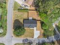 Aerial view of the home showcasing its location, landscaping, and surrounding neighborhood at 1857 Taffeta Trl, Lithonia, GA 30058