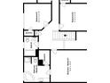 Second floor floorplan shows bedrooms and bathrooms layout of the home at 7746 New Castle Way, Jonesboro, GA 30236