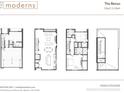 Floor plan showcasing a 3 bed, 3.5 bath home layout, with dimensions, room placements, and design flow at 2029 Memorial Dr # 32, Atlanta, GA 30317