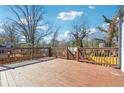 Spacious wooden deck perfect for outdoor entertaining and enjoying the backyard view at 1591 Athens Sw Ave, Atlanta, GA 30310