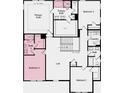 Second floor plan showcasing a primary suite, three additional bedrooms, a laundry room, and a loft at 5270 Trescott Path, Cumming, GA 30028