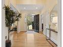 Bright foyer with hardwood floors and a clear view to the beautiful front yard at 788 Old Paper Mill Dr, Marietta, GA 30067