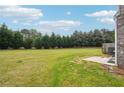 Spacious backyard featuring lush green grass, offering ample space for outdoor activities at 2051 Wildflower Way, Conyers, GA 30012