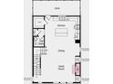 First floor floorplan showing kitchen, dining, great room, pantry and half bath at 6237 Kenbrook Dr, Tucker, GA 30084