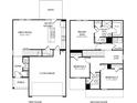 Detailed floor plan showcasing the layout of this home, including 3 bedrooms and 2.5 baths at 2770 Aralynn Way, College Park, GA 30337