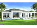 A modern home featuring a pool, covered patio, and lush green lawn at 0 Ebenezer Rd, Fayetteville, GA 30215