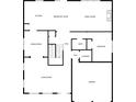 Layout of the home showcasing the kitchen, Gathering room, bedrooms, and garage on the main floor at 3285 Pebble Ridge Ln, Buford, GA 30519