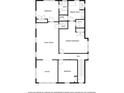 Detailed second-floor plan featuring bedrooms, bathrooms, Gathering room, walk-in closet, and office layout at 811 Ponce De Leon Ne Pl, Atlanta, GA 30306