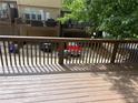View from wooden deck looking out at parking at 3923 High Dove Sw Way # 16, Smyrna, GA 30082